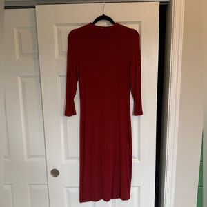 A New Day ribbed midi dress